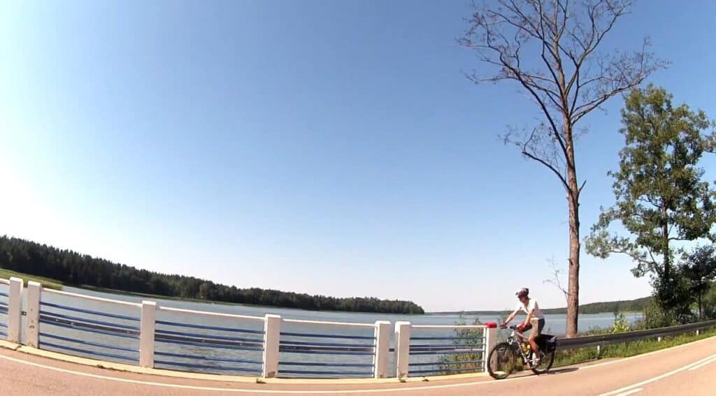 fernando cintra pedalando cicloturismo na polonia